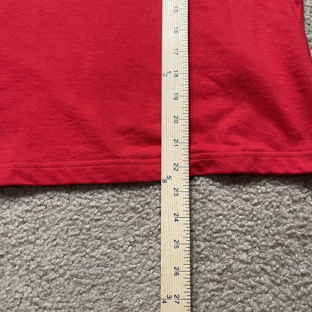 Mickey Mouse Hoodie Women XL Red Cropped Big Print Light Weight Sweater Ladies - Picture 7 of 9